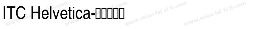 ITC Helvetica字体转换